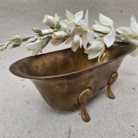 ovalt-messing-badekar-på-ben-dukkebadekar-gammelt-dukkehus-kar